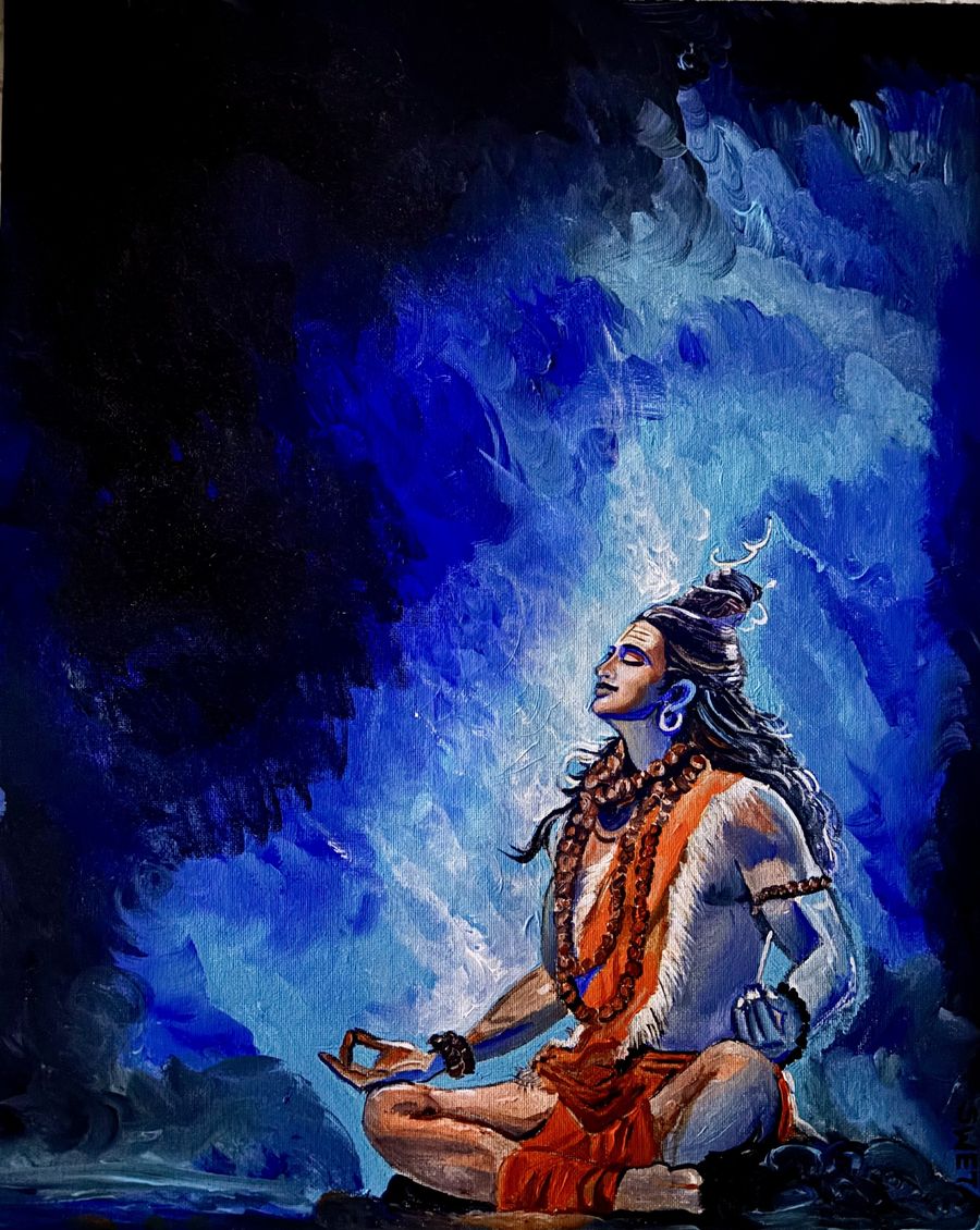 Lord Shiva - a serene embodiment of divine peace and power.